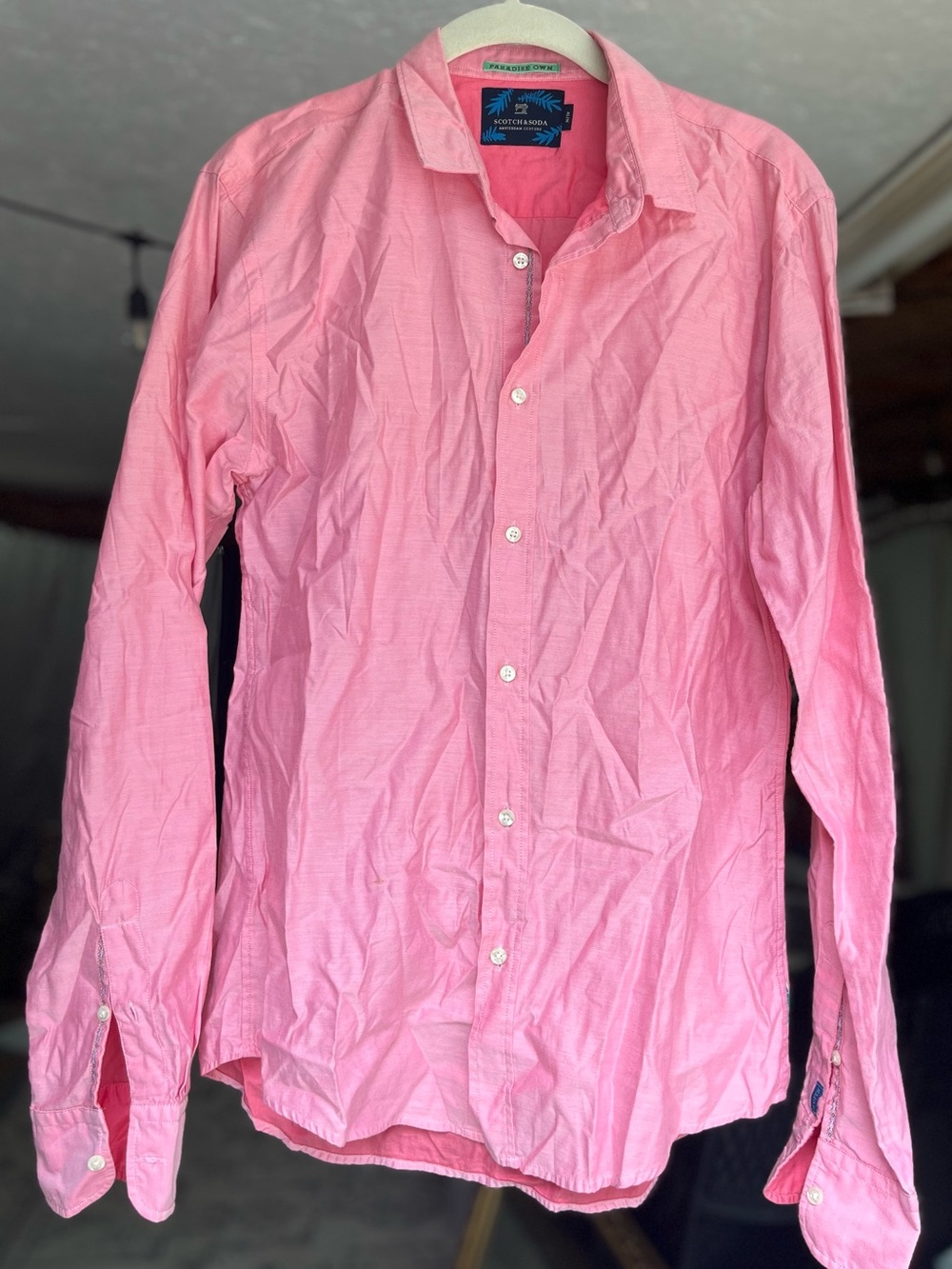 Men’s Scotch & Soda Shirt Medium Slim